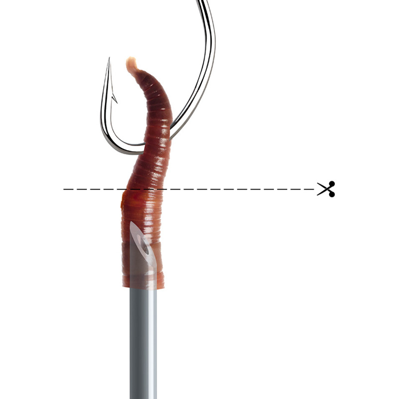 WEIHE 5pcs Earthworm Air Needl - Fishing Hook Sharpener review and price